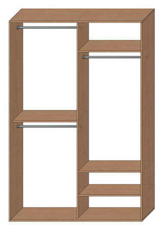 Шкаф купе стандартный