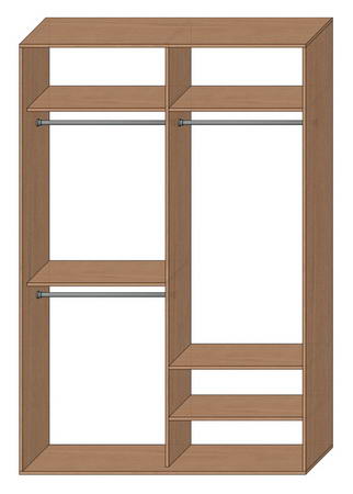 Шкаф купе стандартный