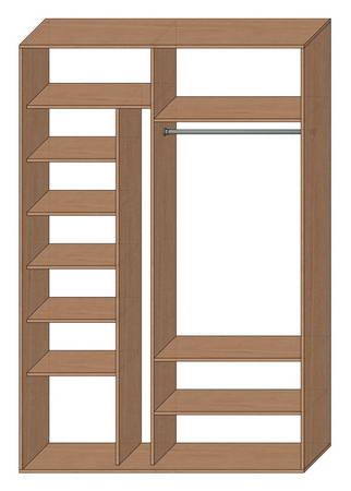 Шкаф купе стандартный