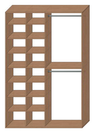 Шкаф купе стандартный