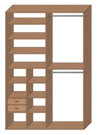 Шкаф купе стандартный