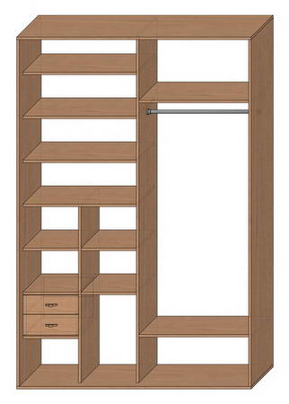 Шкаф купе стандартный