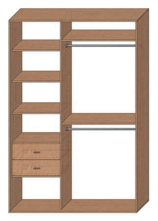 Шкаф купе стандартный