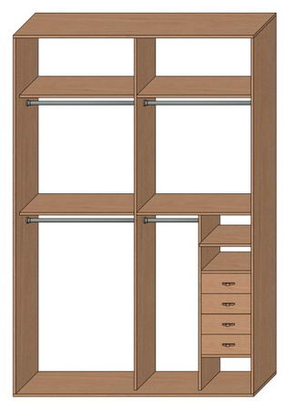 Шкаф купе стандартный