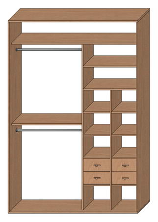 Шкаф купе стандартный