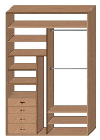 Шкаф купе стандартный