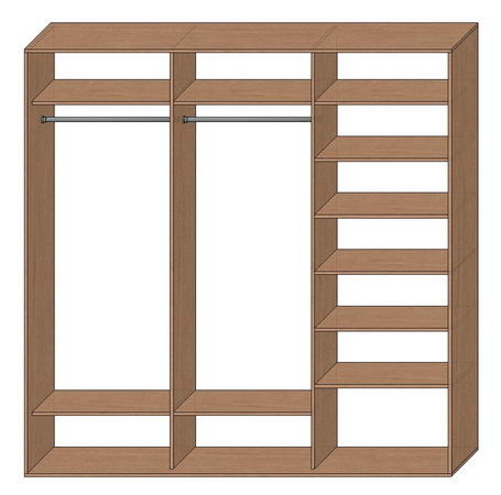 Шкаф купе стандартный