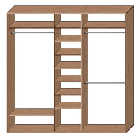 Шкаф купе стандартный