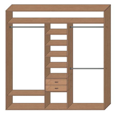 Шкаф купе стандартный