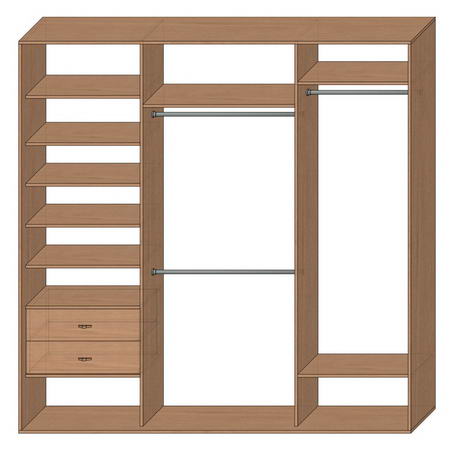 Шкаф купе стандартный