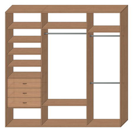 Шкаф купе стандартный