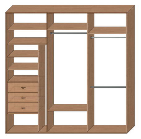 Шкаф купе стандартный