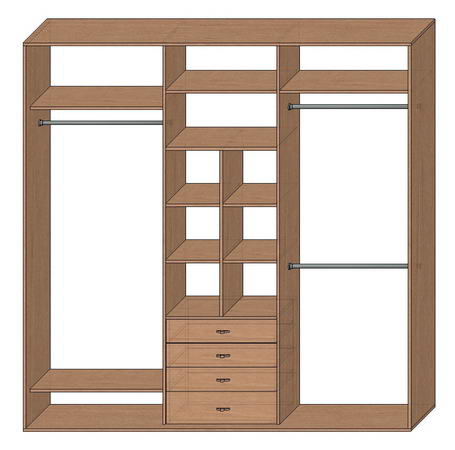 Шкаф купе стандартный