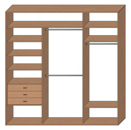 Шкаф купе стандартный