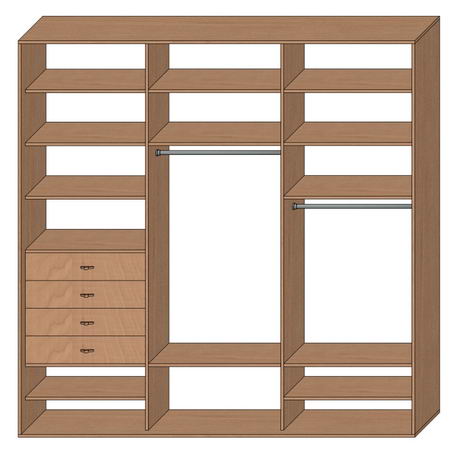 Шкаф купе стандартный