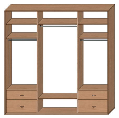 Шкаф купе стандартный