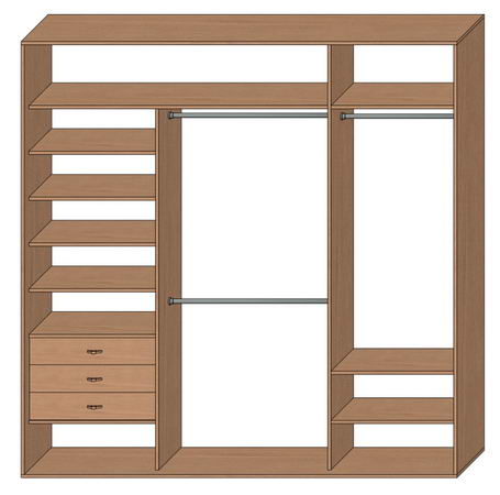 Шкаф купе стандартный