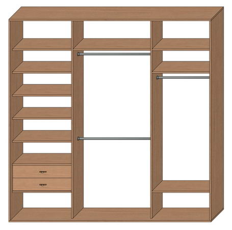 Шкаф купе стандартный