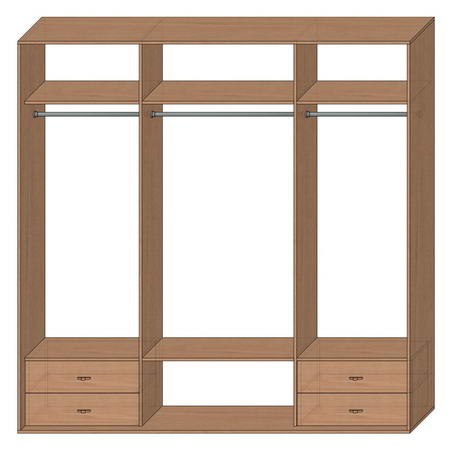 Шкаф купе стандартный