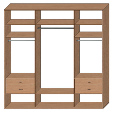 Шкаф купе стандартный