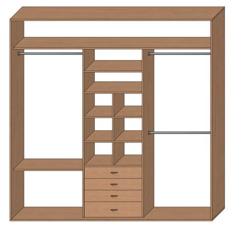 Шкаф купе стандартный