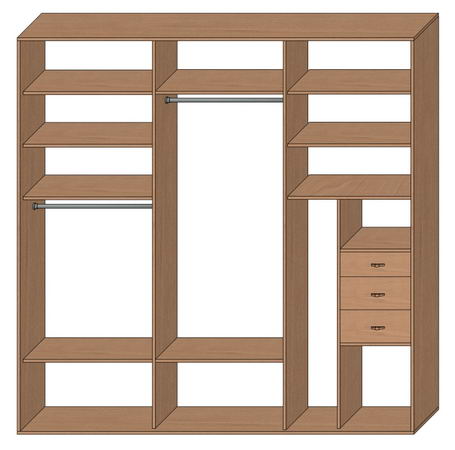 Шкаф купе стандартный