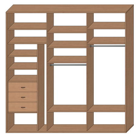 Шкаф купе стандартный