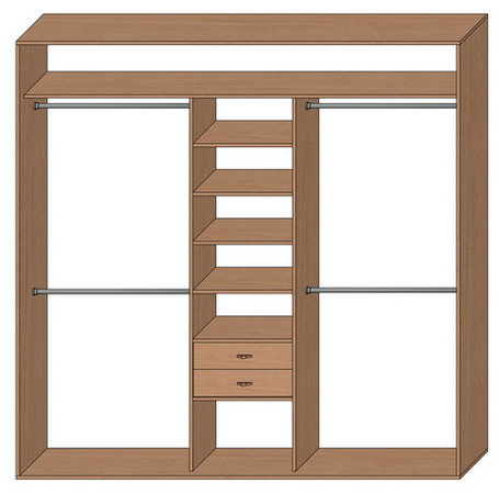 Шкаф купе стандартный