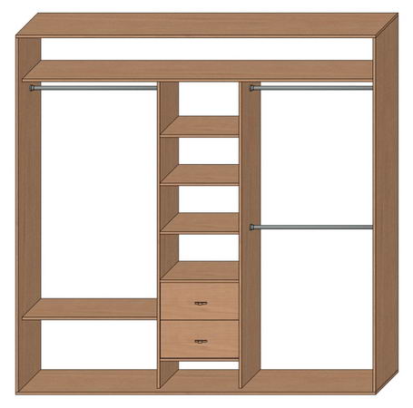 Шкаф купе стандартный