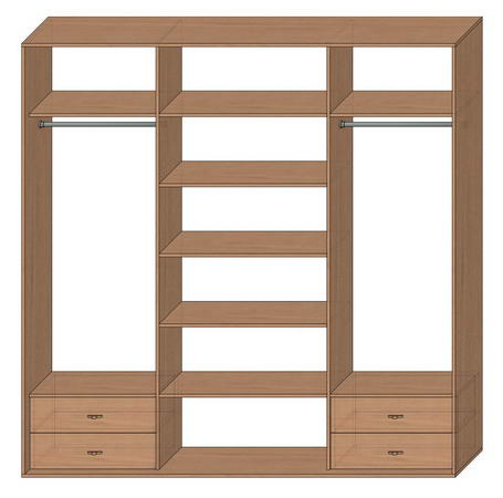 Шкаф купе стандартный