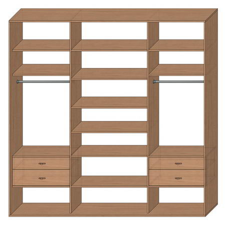 Шкаф купе стандартный