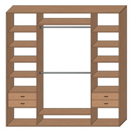 Шкаф купе стандартный