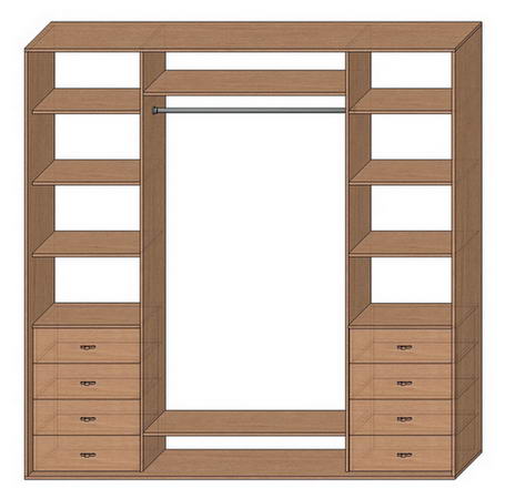 Шкаф купе стандартный