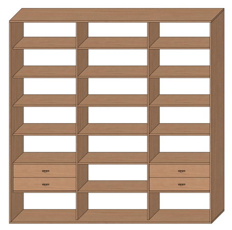 Шкаф купе стандартный