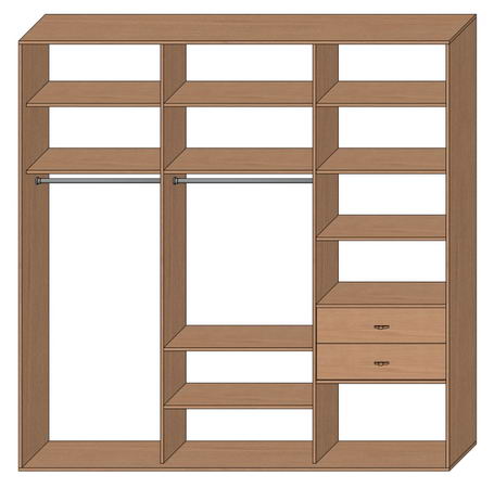 Шкаф купе стандартный