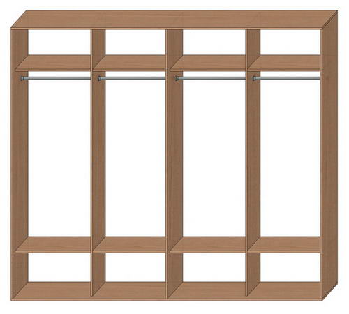 Шкаф купе стандартный