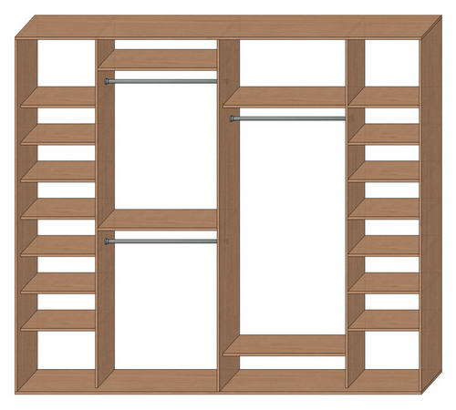 Шкаф купе стандартный