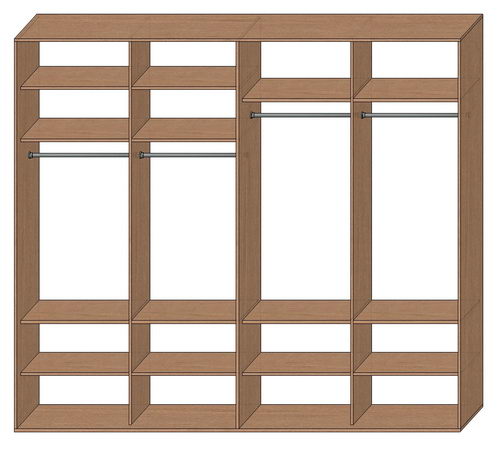 Шкаф купе стандартный