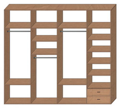 Шкаф купе стандартный
