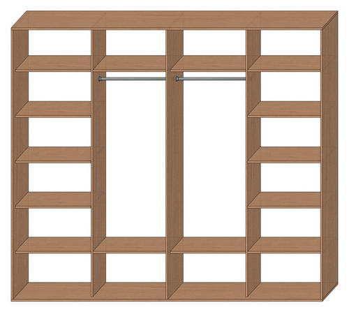 Шкаф купе стандартный
