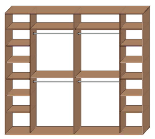 Шкаф купе стандартный