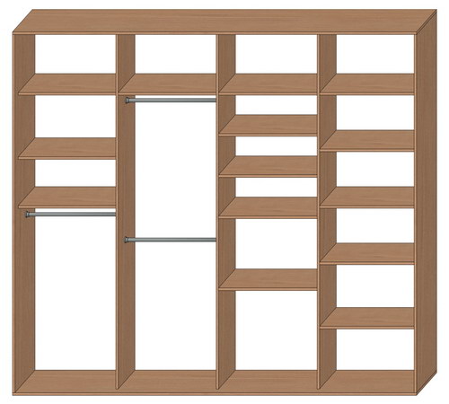 Шкаф купе стандартный