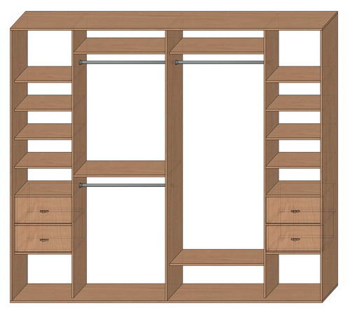 Шкаф купе стандартный