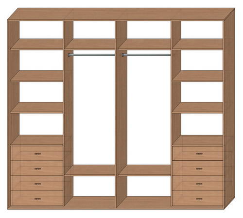 Шкаф купе стандартный