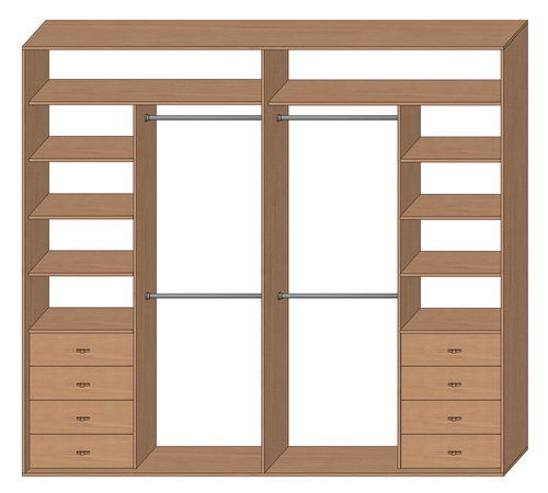 Шкаф купе стандартный