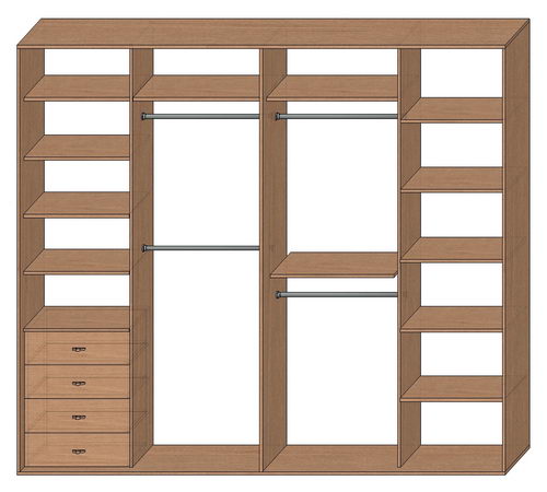 Шкаф купе стандартный