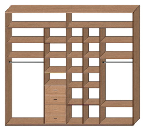 Шкаф купе стандартный