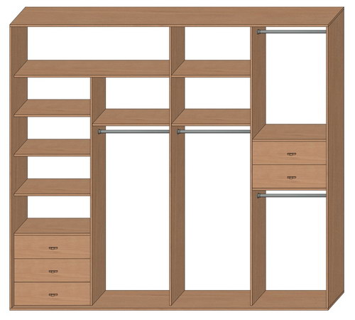 Шкаф купе стандартный