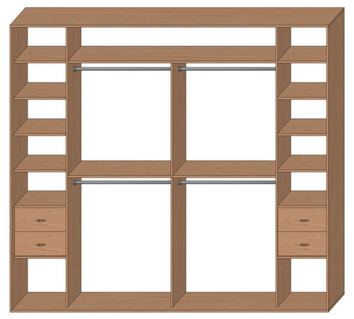 Шкаф купе стандартный
