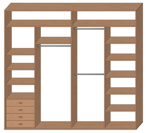 Шкаф купе стандартный